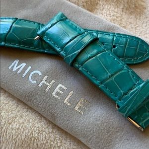 Aqua Michele Alligator Watch Band